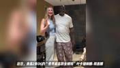 腿长1米33！世界第一高模特与300斤奥胖合影，气场不输..